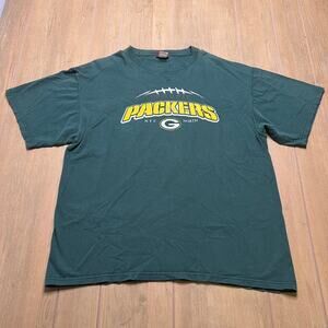 Vintage Green Bay Packers NFL T Shirt Men's XL Y2K Football